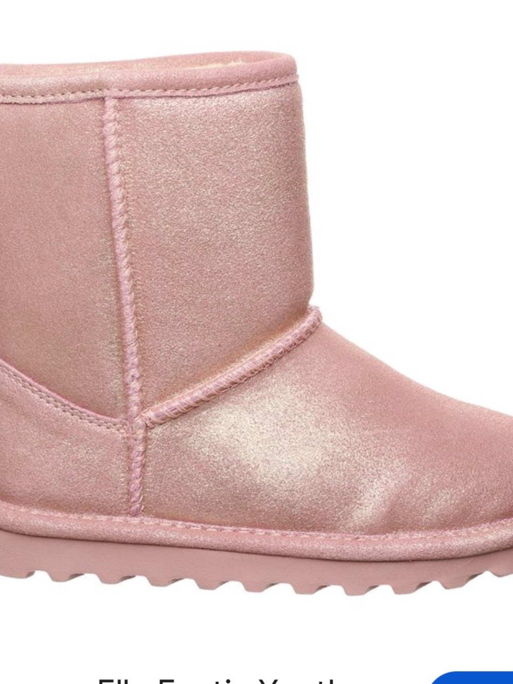 New with out tags BearPaw Kids Pink Shimmer Booties